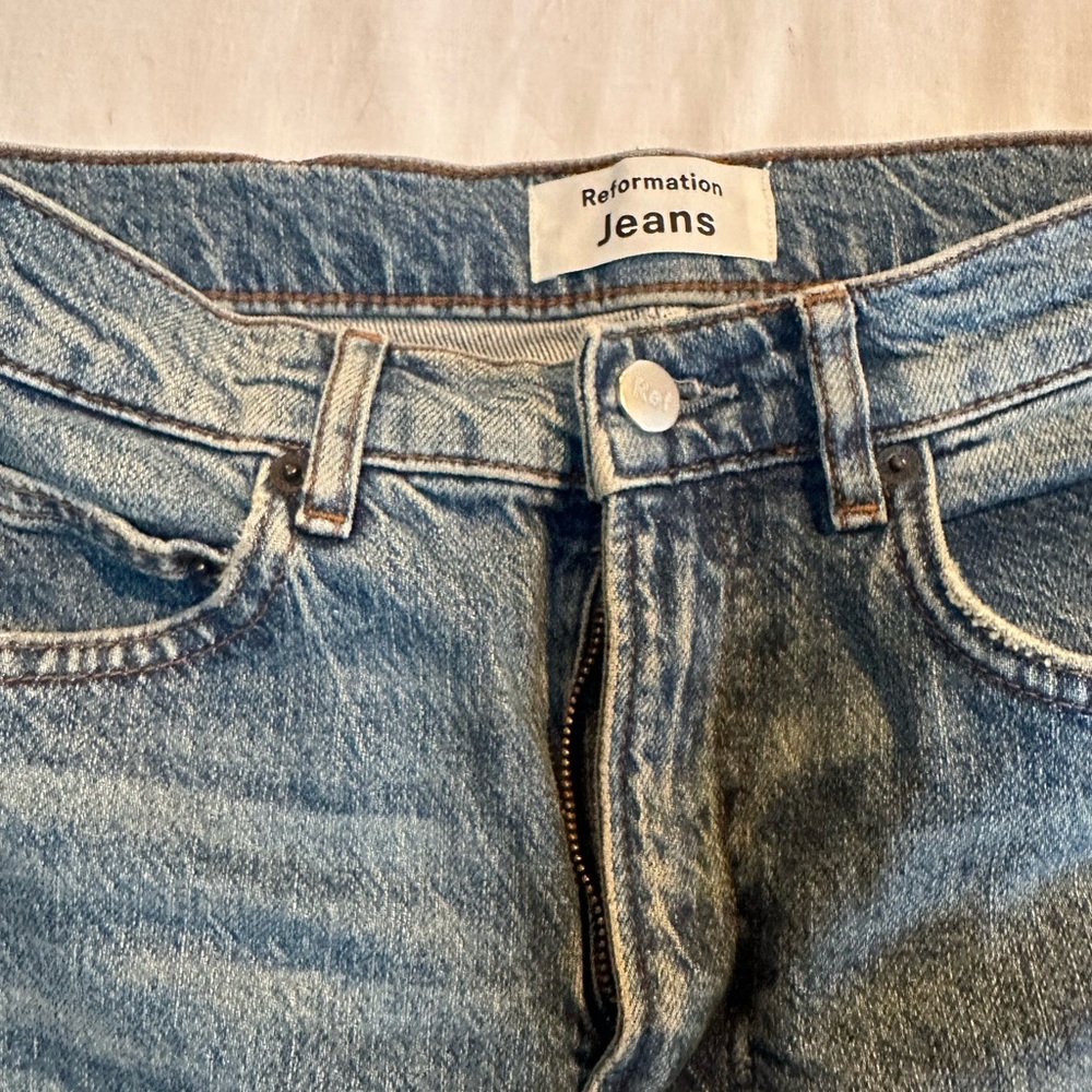 Reformation Blue Bootcut Women's Jeans size 24